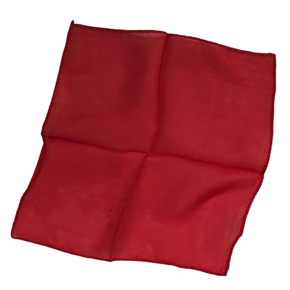 London Magic Works Magicians Silks With Tricks (red, 6 inch)