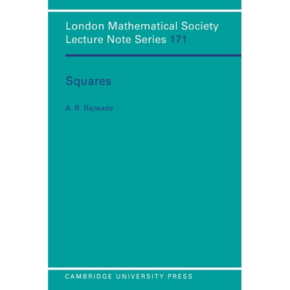 London Mathematical Society Lecture Note Squares, Book 171, (Paperback)