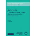 thumbnail image 1 of London Mathematical Society Lecture Note Surveys in Combinatorics, 1989, Book 141, (Paperback), 1 of 1