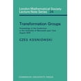 thumbnail image 1 of London Mathematical Society Lecture Note Transformation Groups, Book 26, (Paperback), 1 of 1