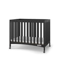 thumbnail image 1 of Child Craft London Folding Portable Mini Crib with 2-inch Mattress, Ebony, 1 of 9