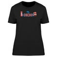 thumbnail image 1 of London Objects And Word T-Shirt Women -Image by Shutterstock, Female Medium, 1 of 2