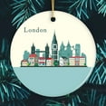 thumbnail image 1 of London Ornament, England Landmark Christmas Decoration, 1 of 5