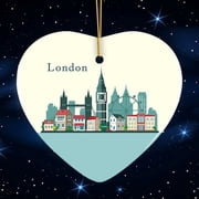 London Ornament, England Landmark Christmas Decoration