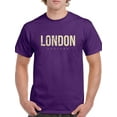 thumbnail image 1 of London Pale Yellow Ferris Wheel T-Shirt Men -Image by Shutterstock, Male Small, 1 of 4