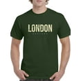 thumbnail image 1 of London Pale Yellow Ferris Wheel T-Shirt Men -Image by Shutterstock, Male x-Large, 1 of 4