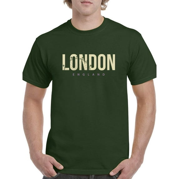 London Pale Yellow Ferris Wheel T-Shirt Men -Image by Shutterstock, Male x-Large