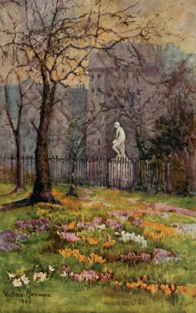 London Parks & Gardens 1907 St Jamess Park Canvas Art - Lady V Manners (18 x 24)