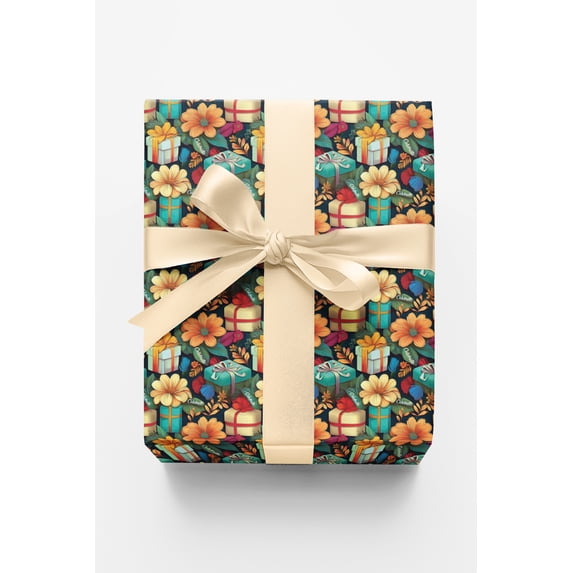 London Penny Premium Wrapping Paper - Moments Made Bloom - Walmart.com