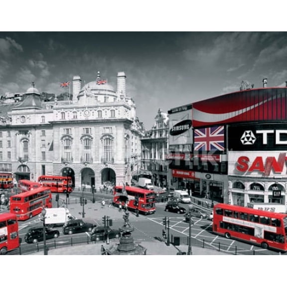 London Picadilly Circus Poster (20 X 16)