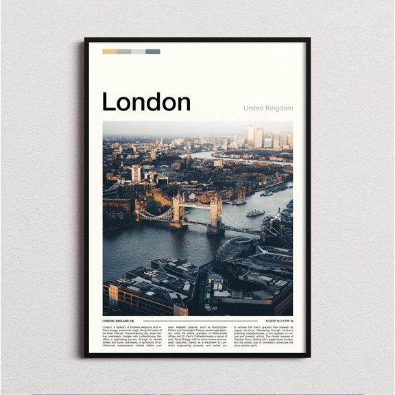 London Print, London Wall Art, London Poster, London Art Print, England Print, England Wall Art, Poster Only