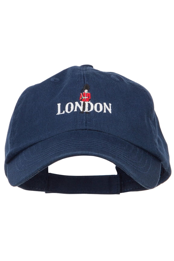 London Queen Guard Embroidered Pet Spun Cap - Navy OSFM