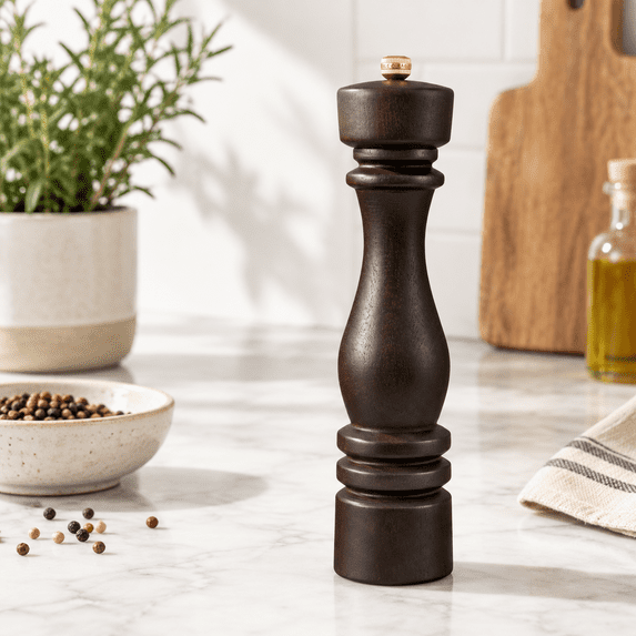 London Refillable Spice Mill - Kitchen Home Accessory Table Black ...