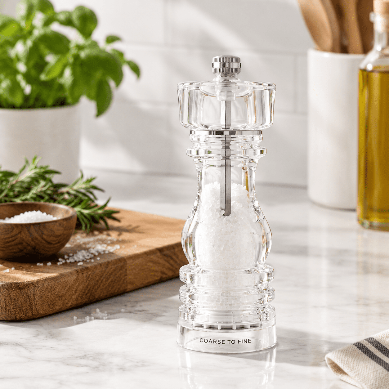 London Refillable Spice Mill - Kitchen Home Accessory Table Salt With ...