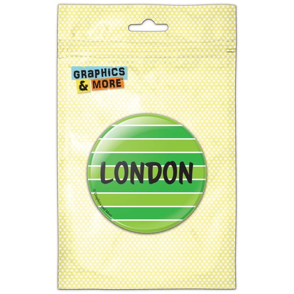 London Refrigerator Button Magnet