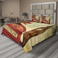 thumbnail image 1 of Ambesonne Travel Fitted & Top Sheet Set with Shams, Big Ben England London, Multicolor, 1 of 4