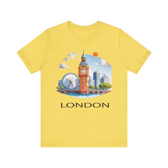 London Shirt, Travel T-Shirt, Tourist Shirts, Tee Shirt with Travel Prints 3