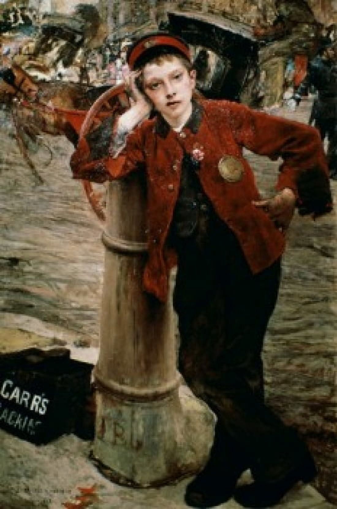London Shoeshine Boy Jules Bastien-LePage (1848-1884 French) Canvas Art - Jules Bastien-LePage (24 x 36)