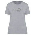 thumbnail image 1 of London Silhouette T-Shirt Women -Image by Shutterstock, Female Small, 1 of 2