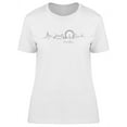 thumbnail image 1 of London Silhouette T-Shirt Women -Image by Shutterstock, Female XX-Large, 1 of 2