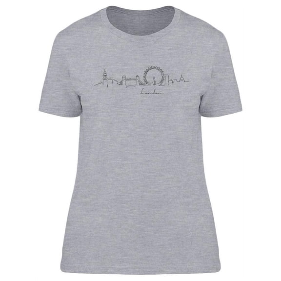 London Silhouette T-Shirt Women -Image by Shutterstock, Female x-Large