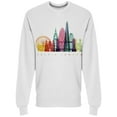 thumbnail image 1 of London Skyline Graphic Sweatshirt Men -Image by Shutterstock, Male Medium, 1 of 2
