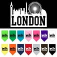 thumbnail image 1 of Pet and Dog Bandana Screen Printed, "London Skyline", 1 of 10