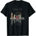 thumbnail image 1 of London Souvenir City Vintage British UK Men Women Gift T-Shirt, 1 of 3
