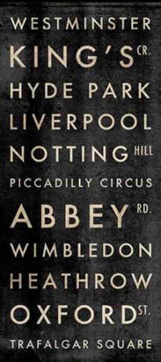 London Subway Canvas Art - Aubree Perrenoud (10 x 20)