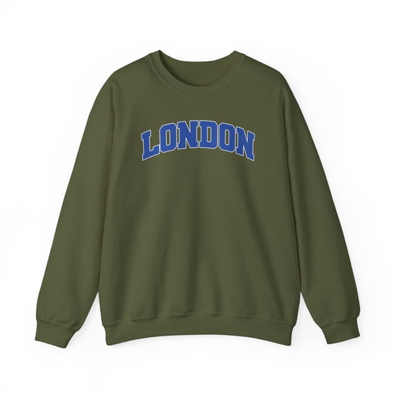 London Sweatshirt Gifts Crew Neck Shirt Long Sleeve Unisex