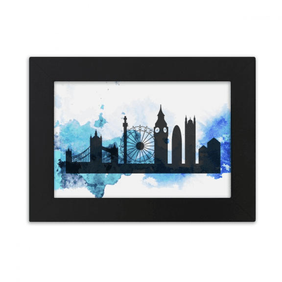 London Tower Bridge Outline England Desktop Photo Frame Ornaments Picture Art Painting
