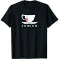 thumbnail image 1 of London UK Tea Shirt Cool British Teacup Gift, 1 of 5