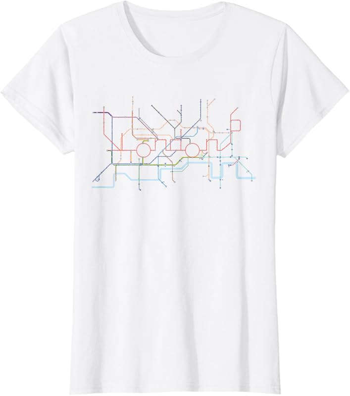 London Underground/Subway Tube Map t shirt
