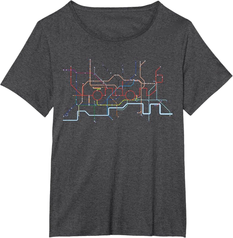 London Underground/Subway Tube Map t shirt