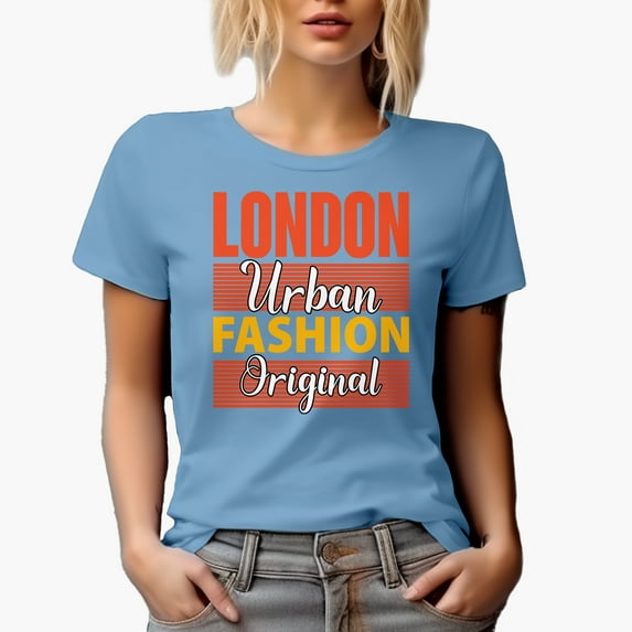 London Urban Fashion Original, Baby Blue T-Shirt, Small
