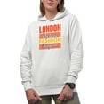 thumbnail image 1 of London Urban Fashion Original, White Hooded Sweatshirt or Hoodie, 3XL, 1 of 5