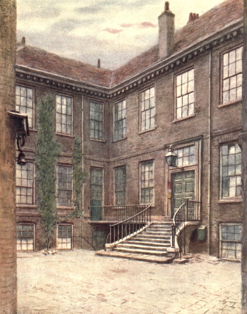 London Vanished & Vanishing 1905 Great Winchester St London Canvas Art - Philip Norman (18 x 24)