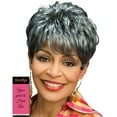 thumbnail image 1 of London Wig Color 1 Black - Foxy Silver Wigs Short Pixie Curly Layers Synthetic Feathered Bangs African American Womens Lightweight Average Cap, 1 of 3