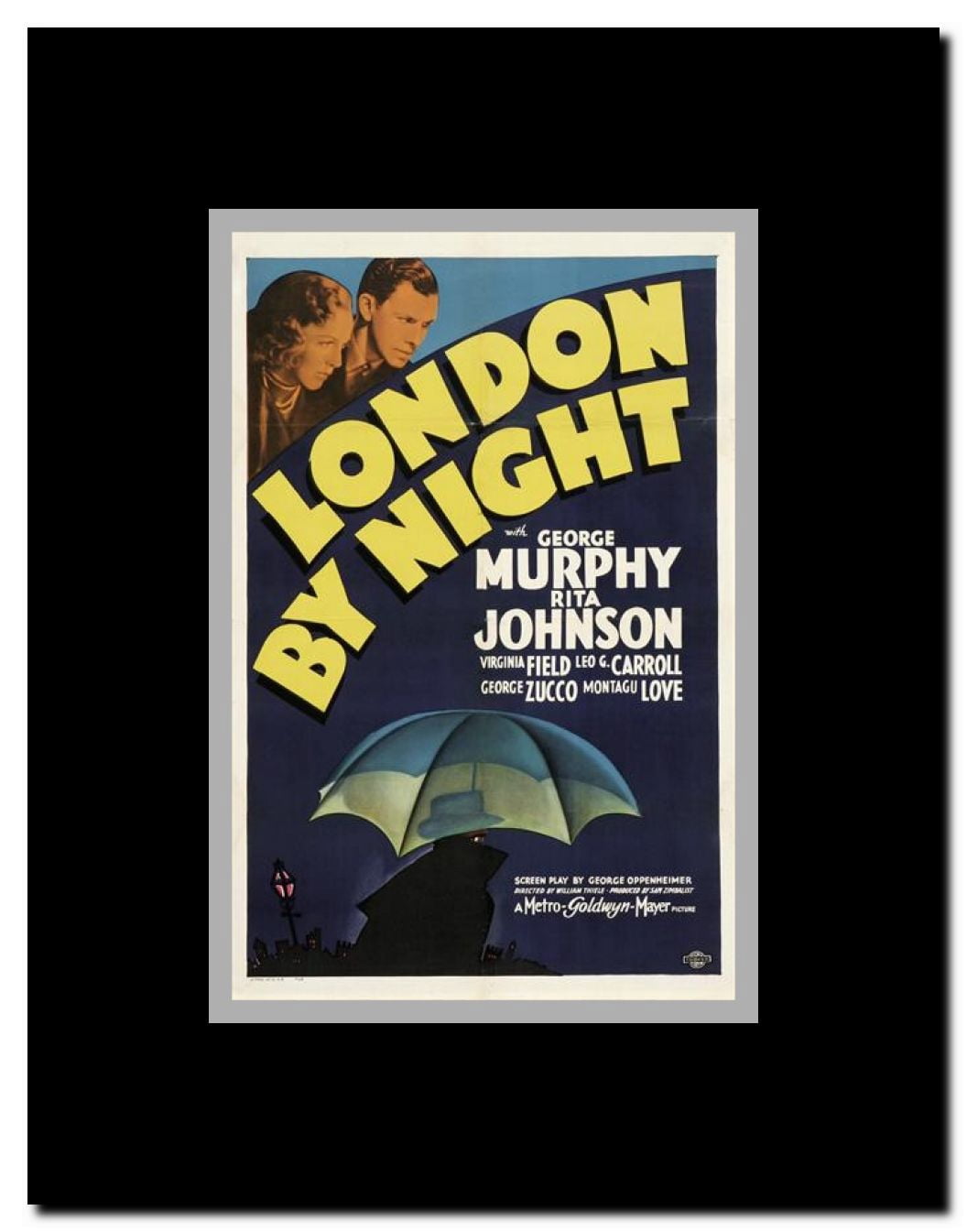 London by Night Framed Movie Poster