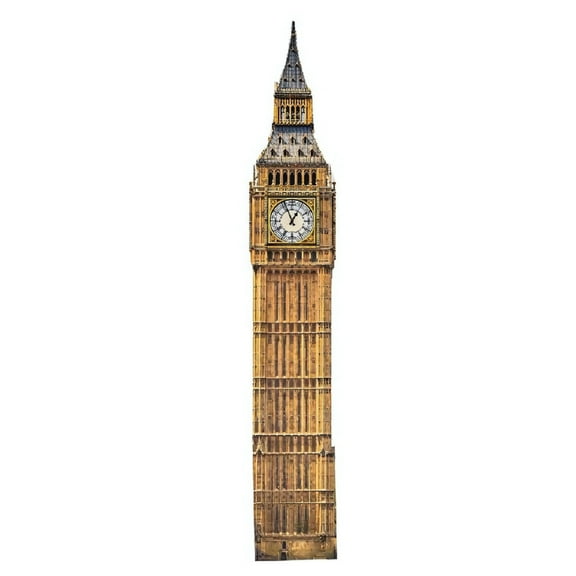 London's Big Ben Cardboard Cutout Life Size, 6 Feet