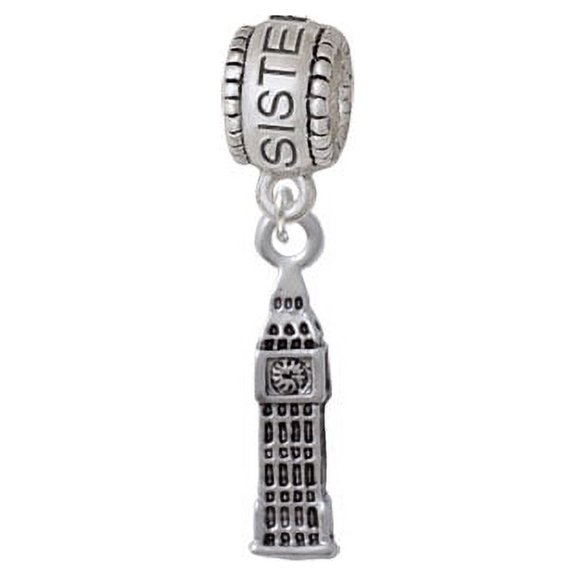 London's Big Ben Clock Tower - Sister Charm Bead
