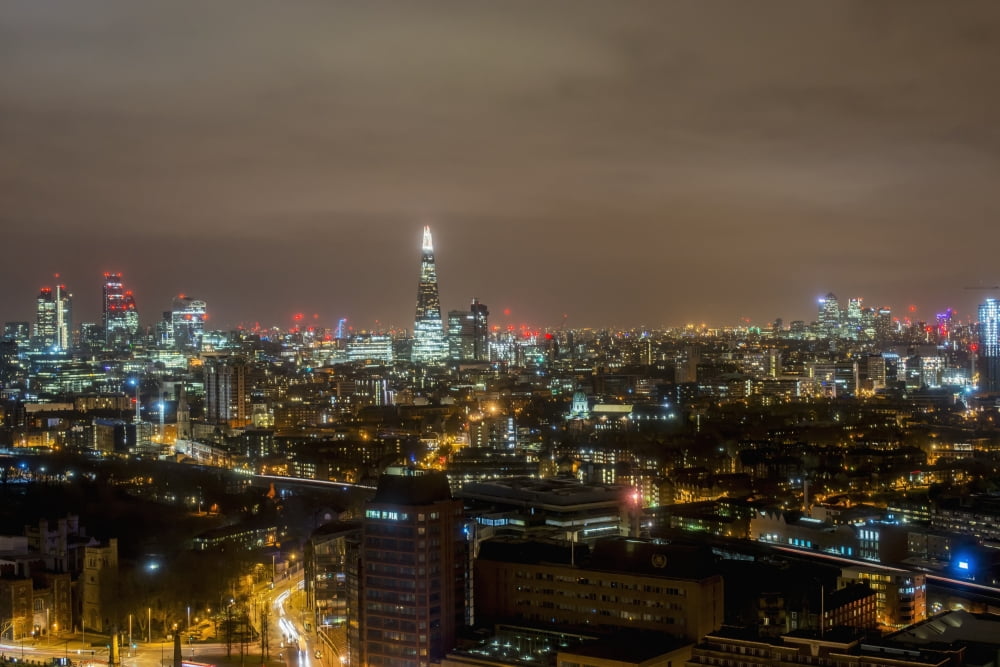 London views from Altitude 360 Millbank Tower London England Canvas Art - Dosfotos Design Pics (19 x 12)