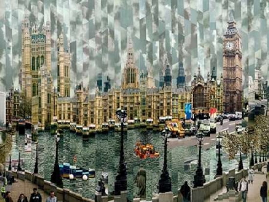 Londres II Canvas Art - Serge Mendjisky (18 x 24)