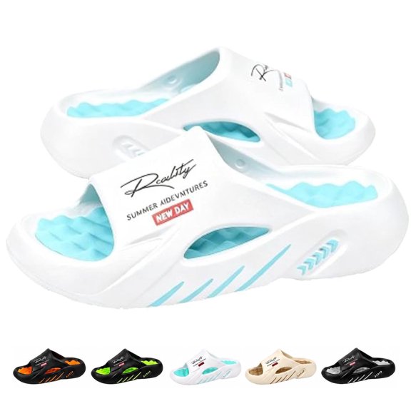 Londyx Mens Slip On Shoes, Cloud Slides Soft Cushioned Quick Dry Sandals