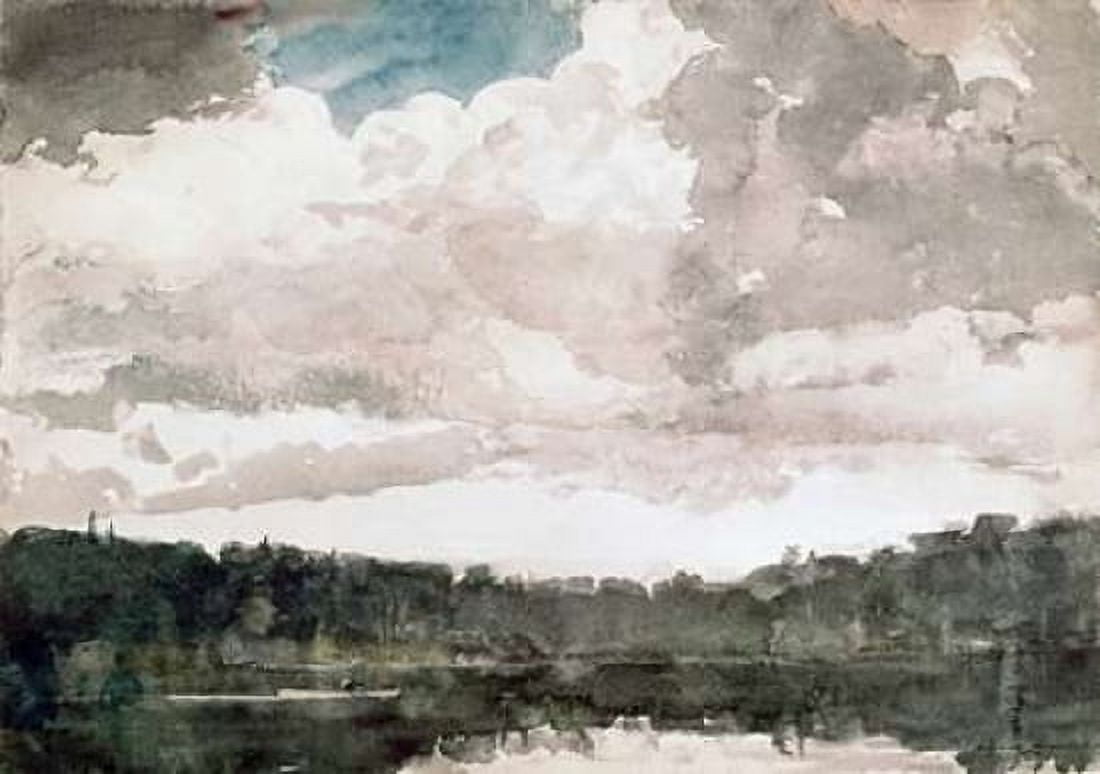 Lone Boat North Woods Club Adirondacks Canvas Art - Winslow Homer (20 x 28)