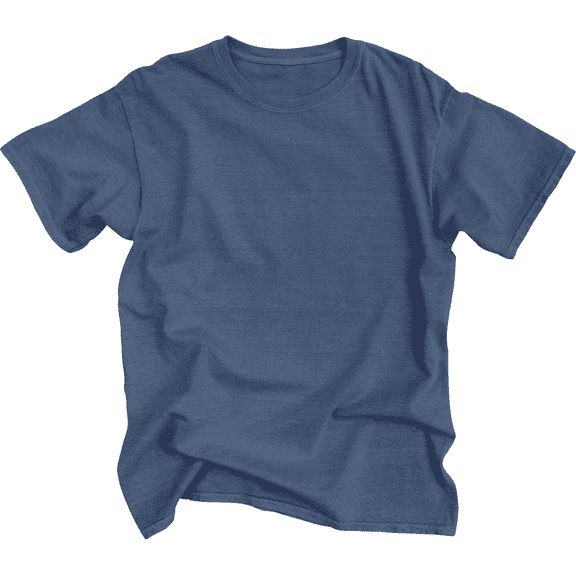 Lone Rock Clothing Garment Dyed T-Shirt - 1096 - Blue Jean - Size: 2XL