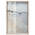 thumbnail image 1 of Lone Sail II Shadowbox Print Classic Coastal Art by Art Remedy, Blonde Frame, 36 x 54, 1 of 7