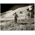 thumbnail image 1 of Lone Star Art Apollo 15 Moon Landing Photo - 11x14 Unframed Print - Perfect Vintage House Decor, 1 of 6