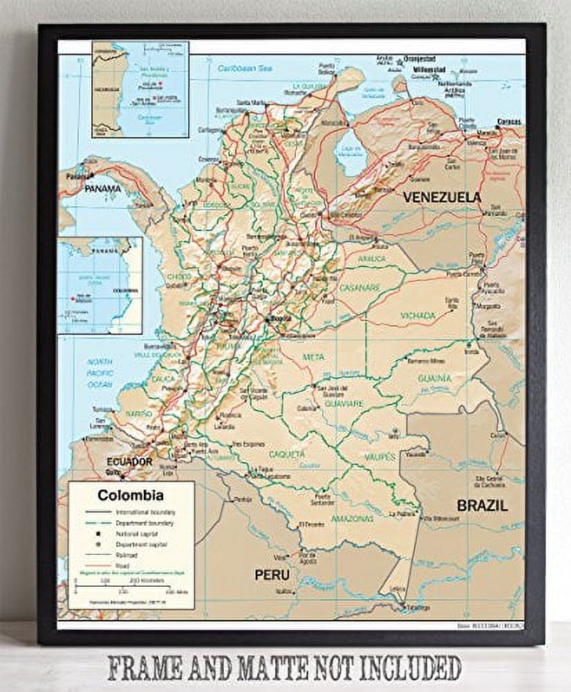 Lone Star Art Map of Colombia - Lone Star Art Map Of Colombia 16x20 Unframed Wall Poster Great Home Decor 801f50ee 23c1 4af1 9e26 1bbddead5041.52d2d31fee3a14cb36b8293fa1a7229f