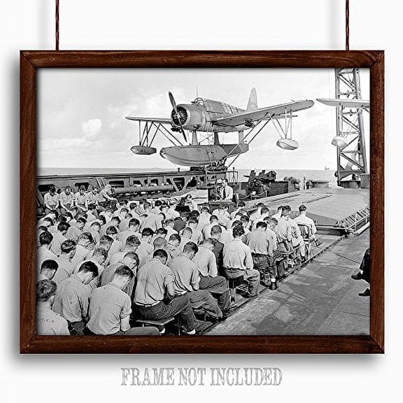 Lone Star Art Morning Prayer - 16x20 Unframed Wall Poster - Great Gift for World War II (WWII) Veterans